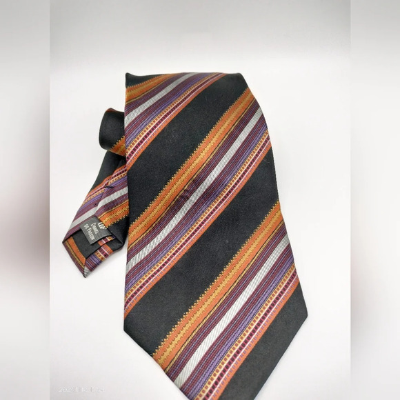 Daniel de Fasson Men's Tie Silk Striped 3.75 x  59 - Picture 1 of 9